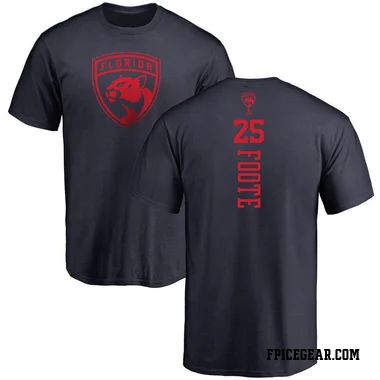 Navy Youth Nolan Foote Florida Panthers One Color Backer T-Shirt -